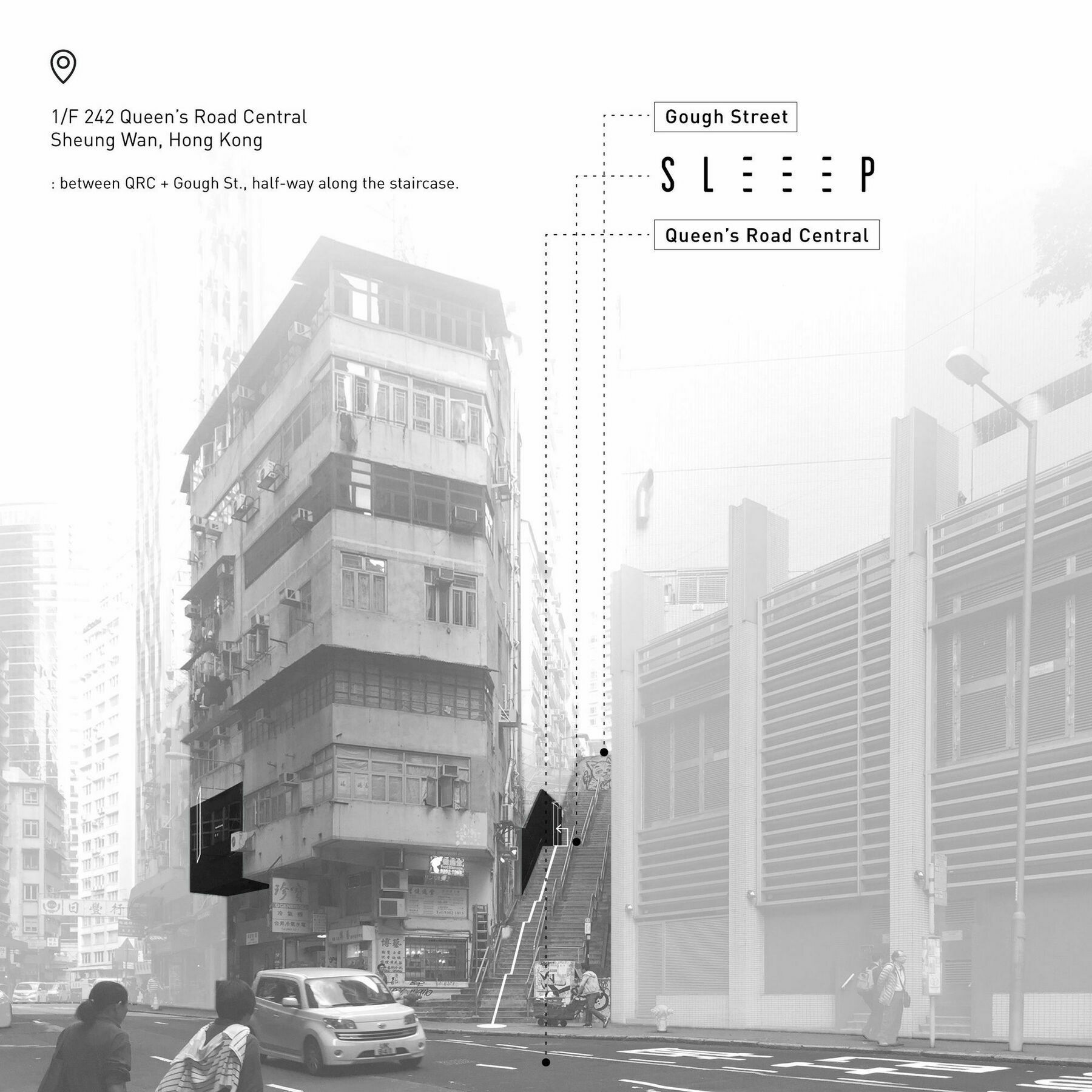 Sleeep Hkg Gough St Hotell Hongkong Exteriör bild